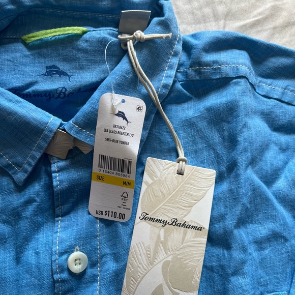 Sea Glass Breezer Linen Shirt - Picture 4 of 4